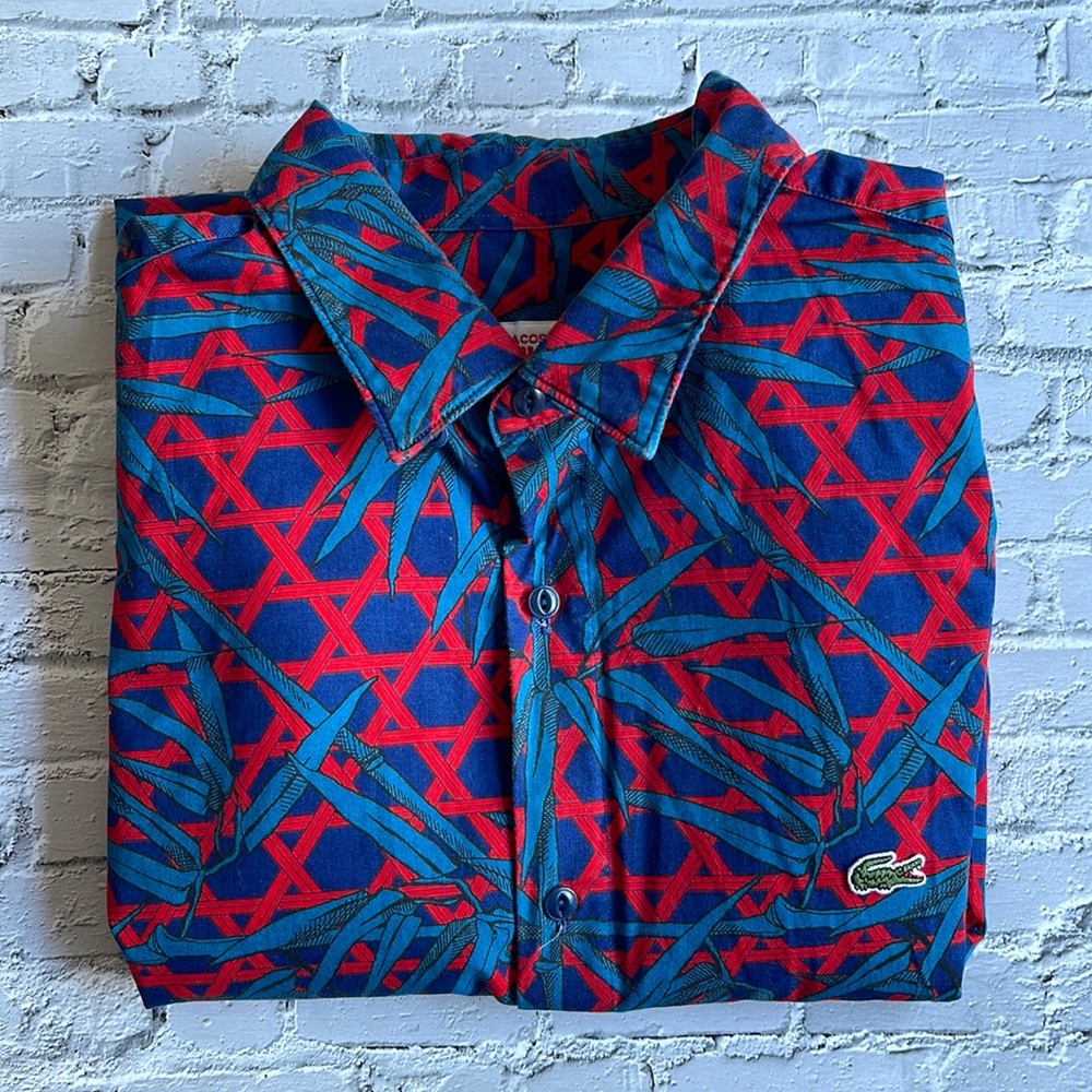 LACOSTE LIVE! | Vibrant button down shirt - Picture 2 of 11